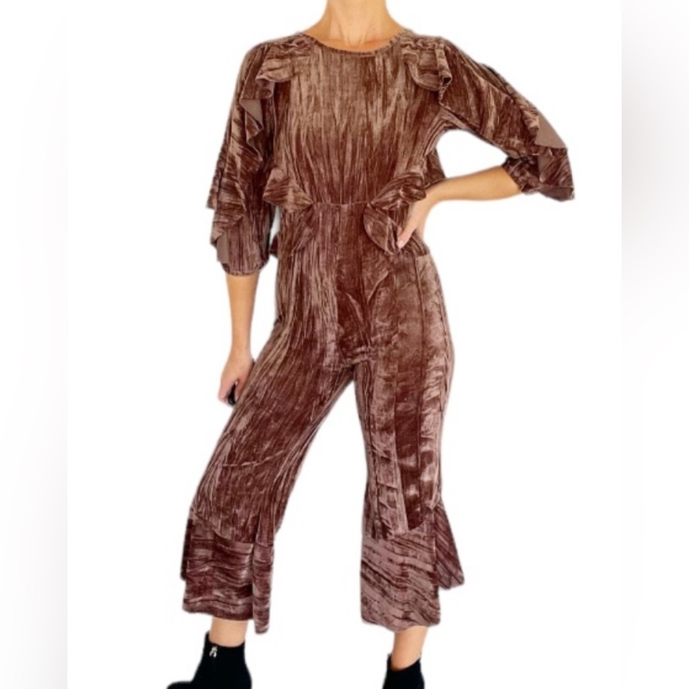 JOYFOLIE Velvet one piece